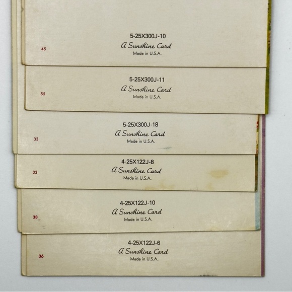 12 Vintage 70s–80s A Sunshine Card Greetings | No Envelopes | Get Well More - Picture 14 of 16